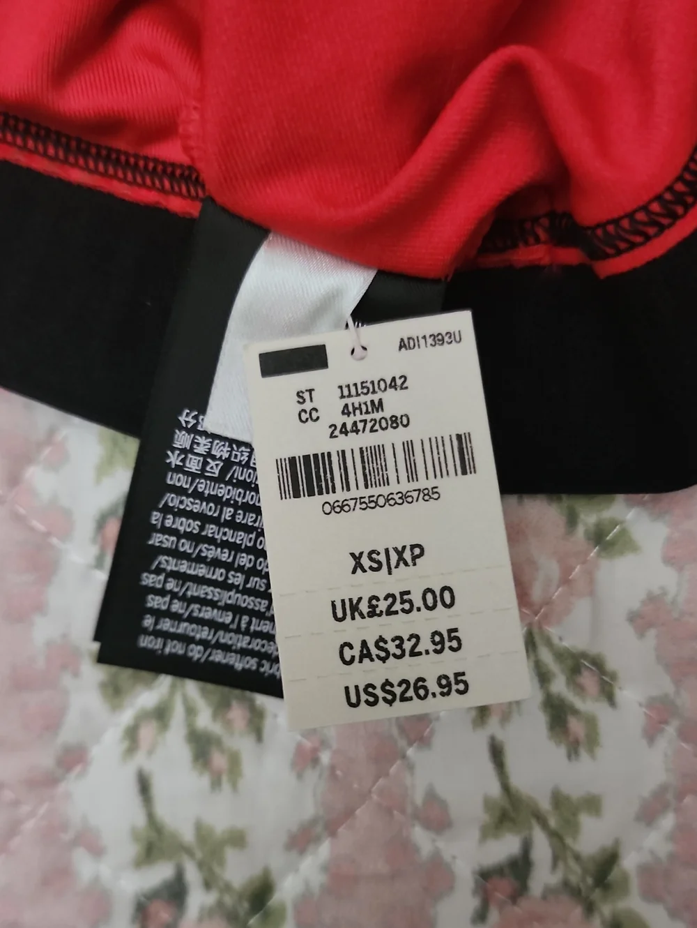 NWT PINK Ultimate Victoria's Secret Red Gym To Swim Sports Bra XS XP